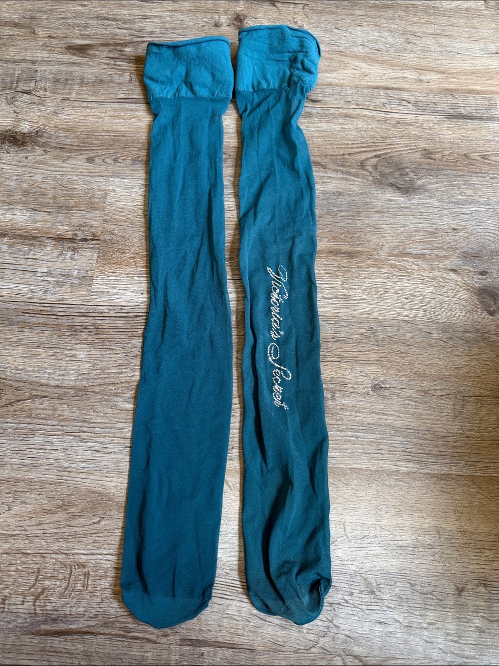 Victoria's Secret Teal Over-the-Knee Socks
